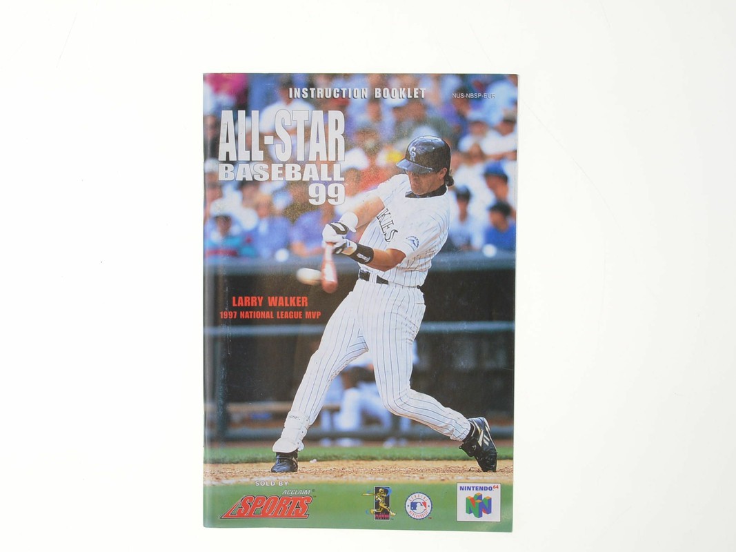 All Star Baseball '99 - Manual - Nintendo 64 Manuals