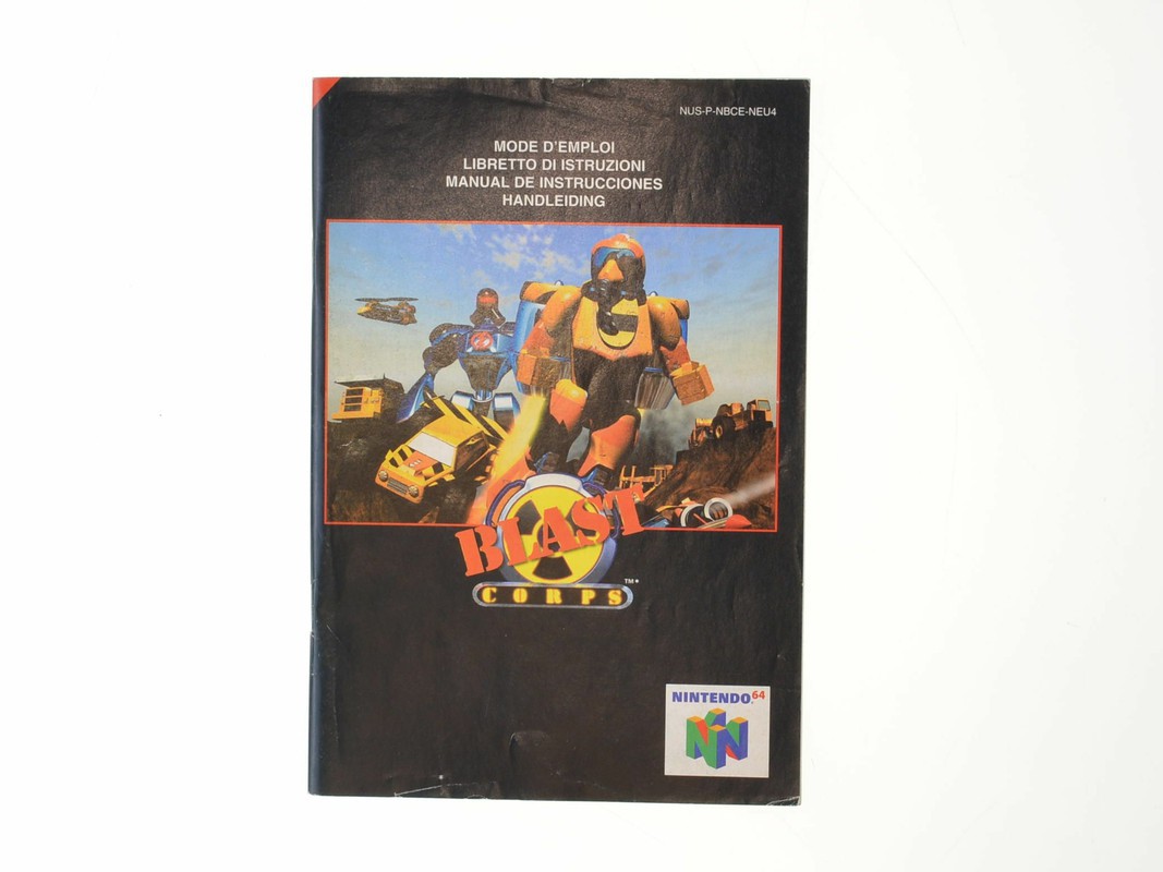 Blast Corps Kopen | Nintendo 64 Manuals