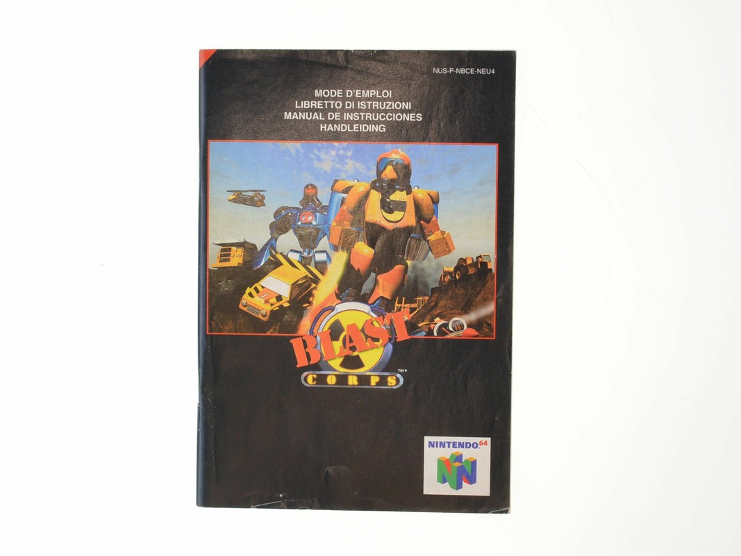 Blast Corps - Manual - Nintendo 64 Manuals