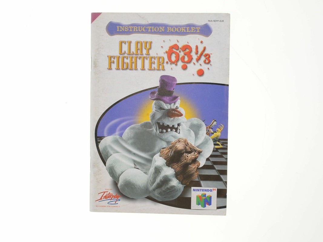 Clayfighter 63 1/3 Kopen | Nintendo 64 Manuals