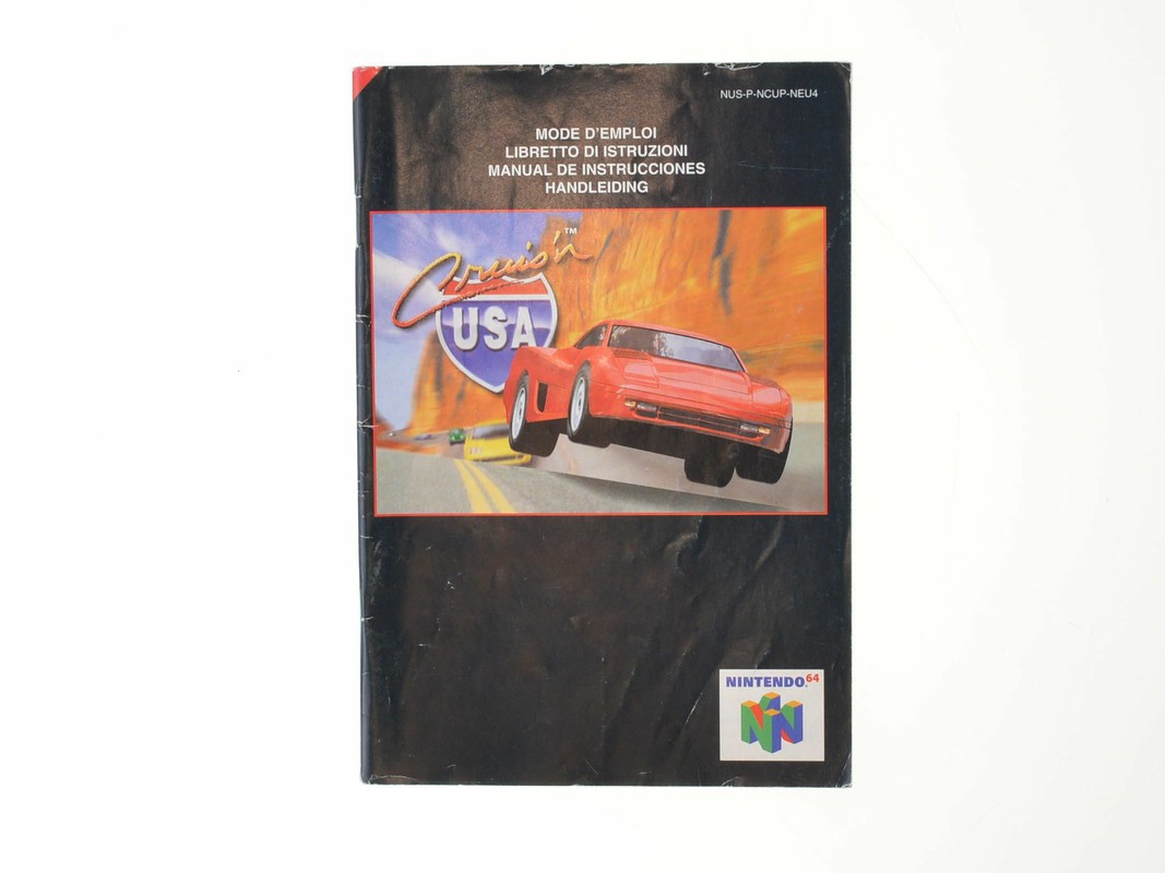 Cruis'n USA - Manual Kopen | Nintendo 64 Manuals