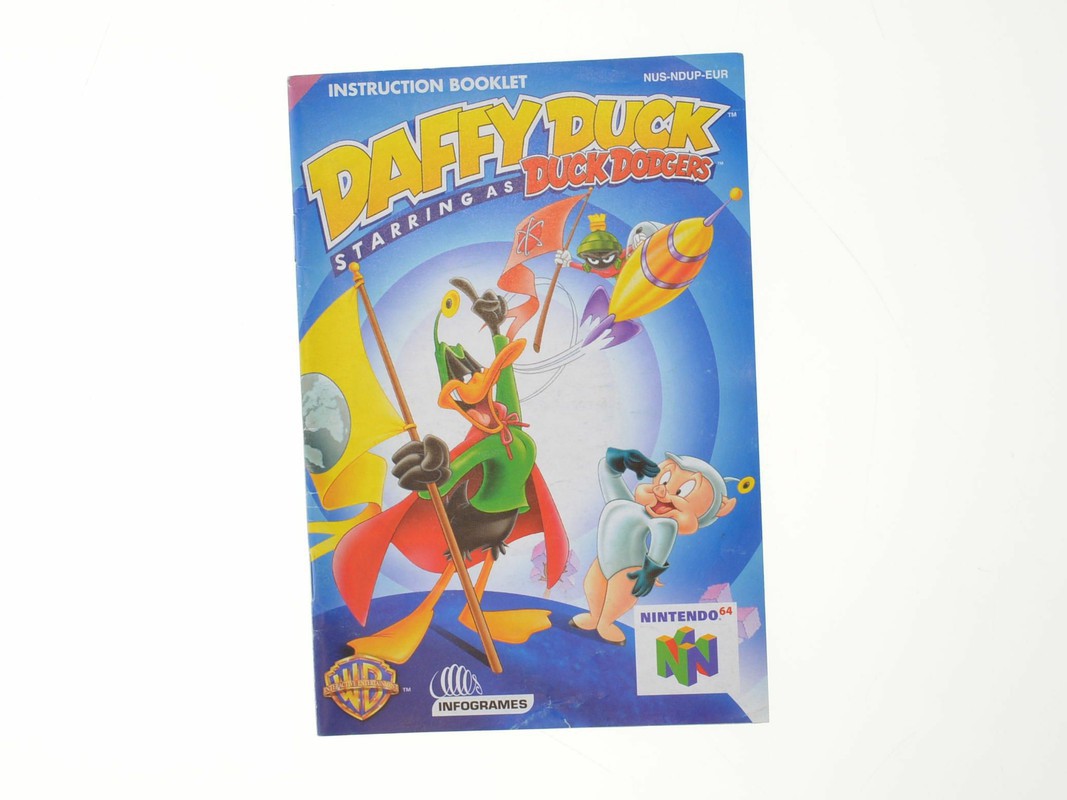 Daffy Duck starring as Duck Dodgers Kopen | Nintendo 64 Manuals