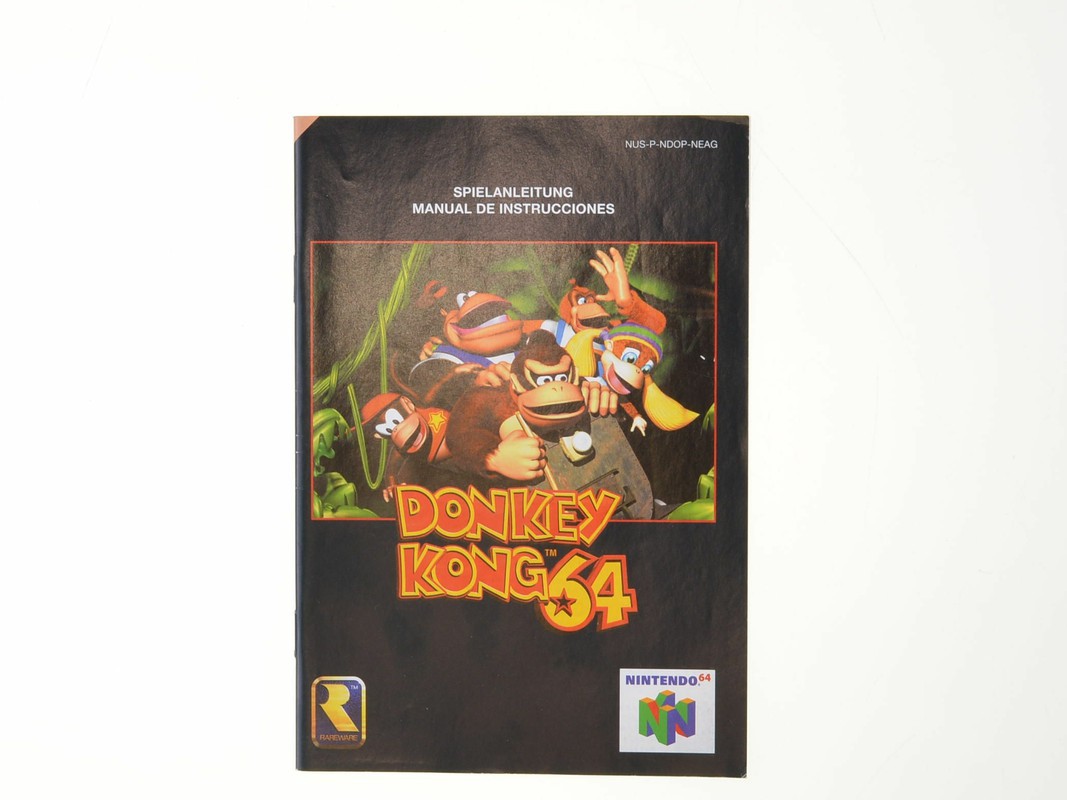 Donkey Kong 64 (German/Spanish) - Manual - Nintendo 64 Manuals