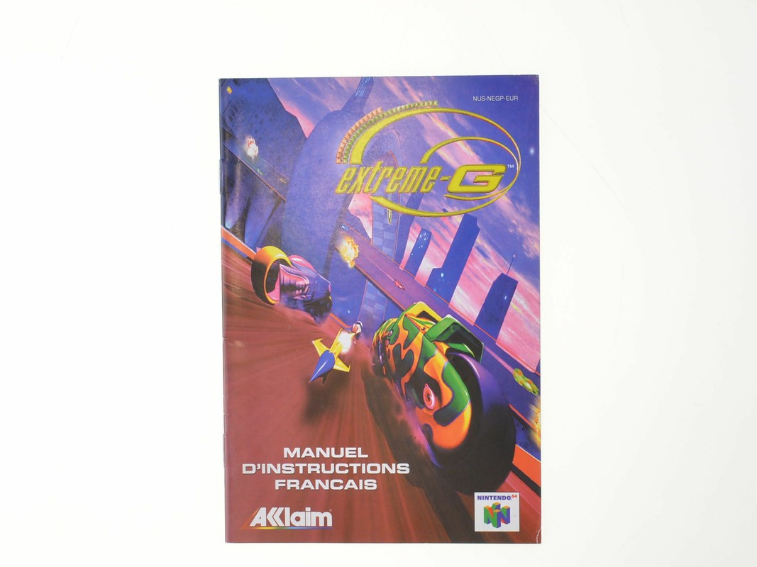 Extreme G - Manual - Nintendo 64 Manuals