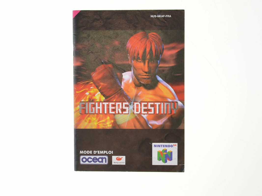 Fighters Destiny - Manual Kopen | Nintendo 64 Manuals
