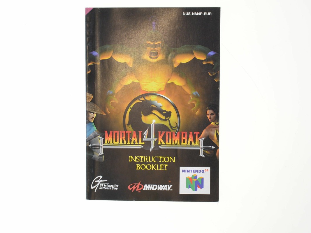 Mortal Kombat 4 - Manual Kopen | Nintendo 64 Manuals