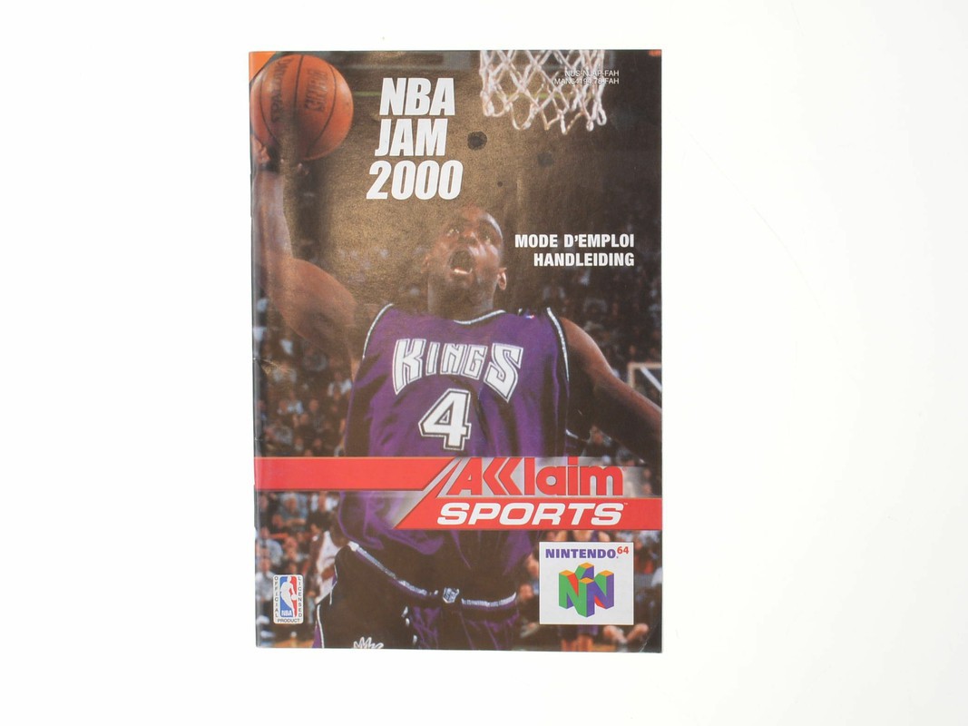 NBA Jam 2000 - Manual - Nintendo 64 Manuals