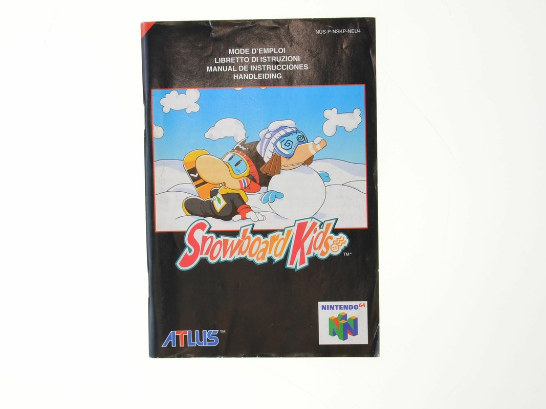 Snowboard Kids - Manual - Nintendo 64 Manuals