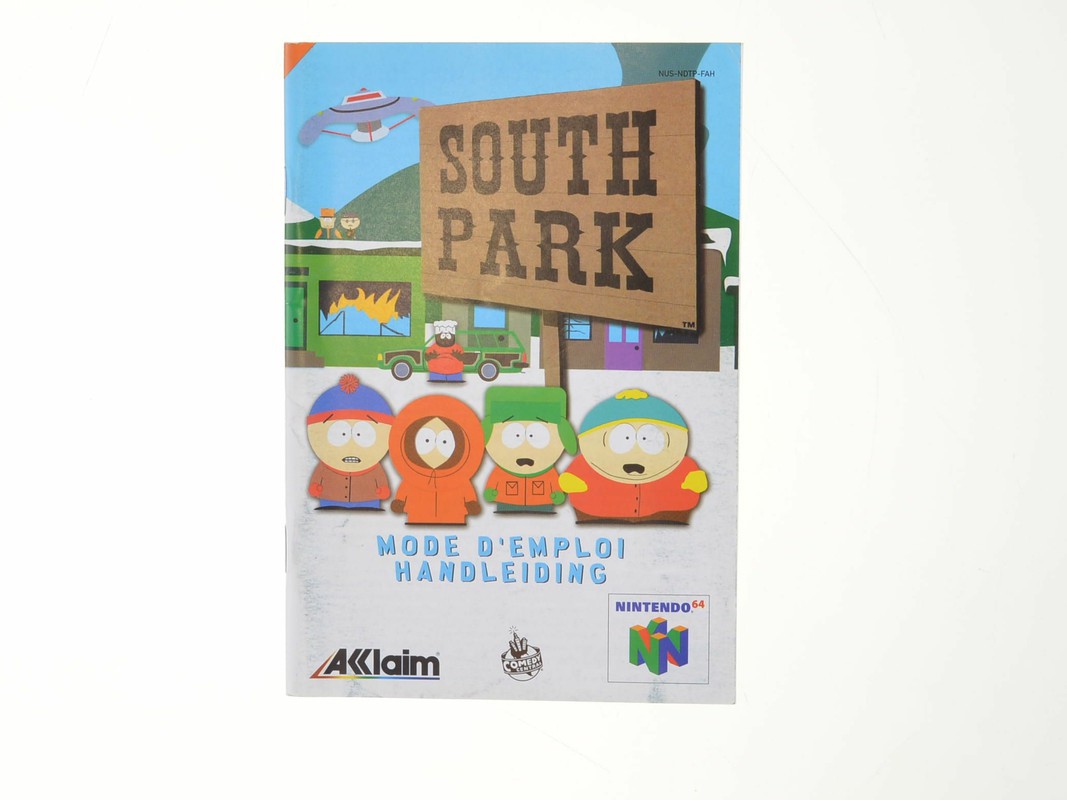 South Park - Manual - Nintendo 64 Manuals