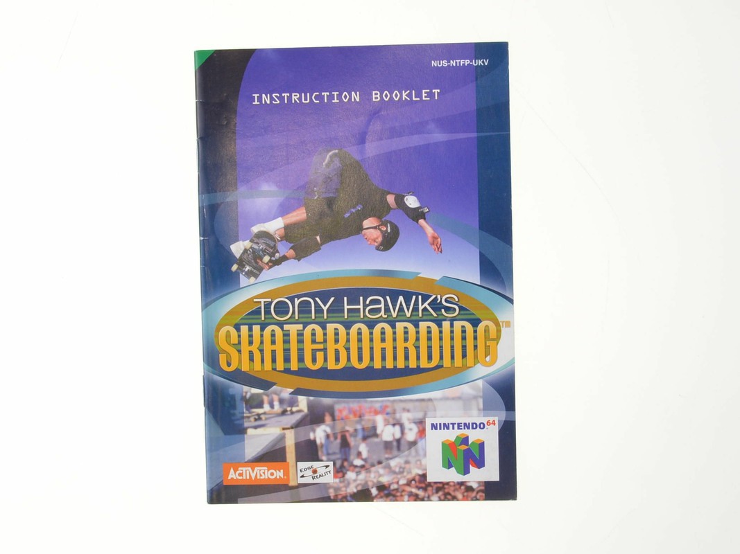 Tony Hawk's Skateboarding - Manual Kopen | Nintendo 64 Manuals