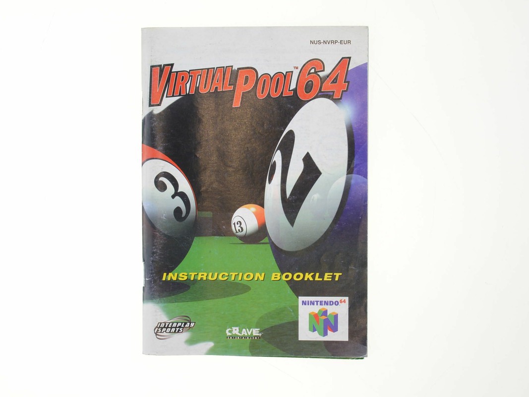 Virtual Pool 64 - Manual - Nintendo 64 Manuals