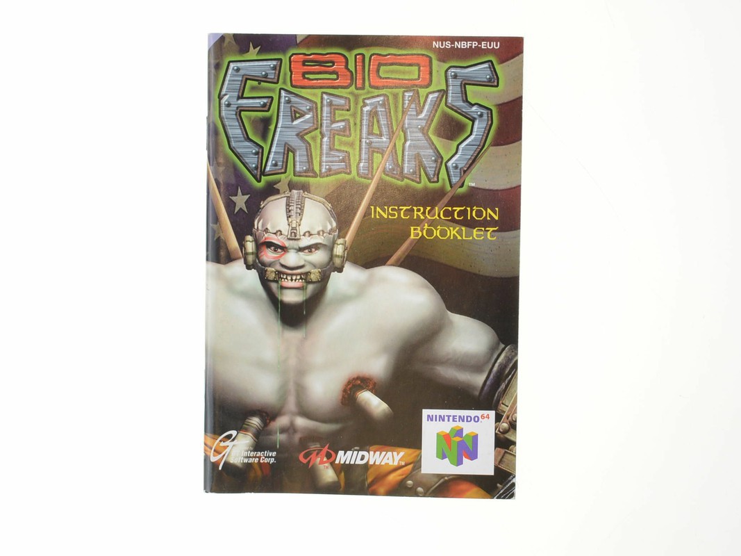 Bio Freaks - Manual Kopen | Nintendo 64 Manuals