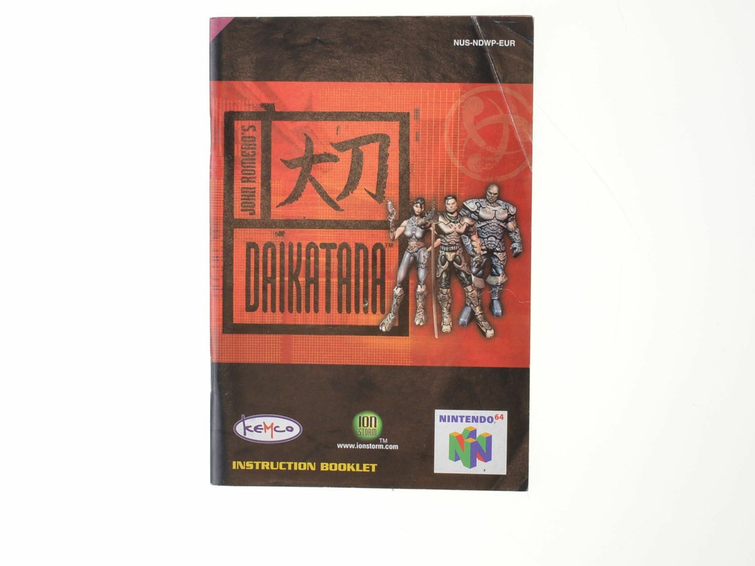 Daikatana - Manual - Nintendo 64 Manuals