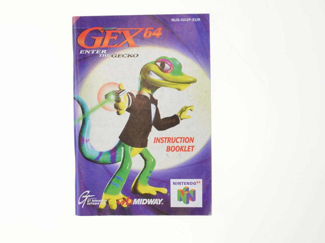 Gex 64 Enter the Gecko - Manual Kopen | Nintendo 64 Manuals