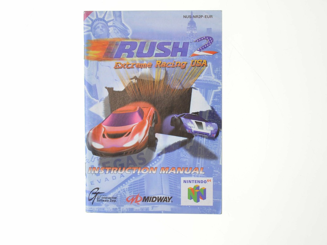 Rush 2 Extreme Racing USA Kopen | Nintendo 64 Manuals