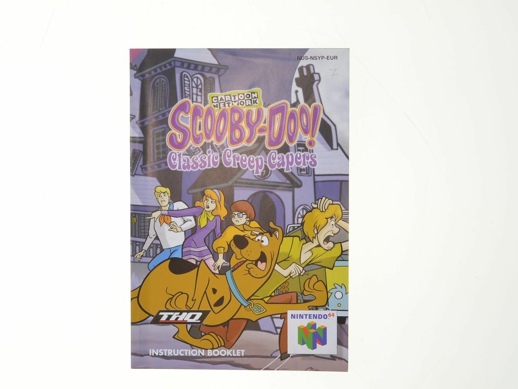 Scooby Doo!: Classic Creep Capers - Manual - Nintendo 64 Manuals