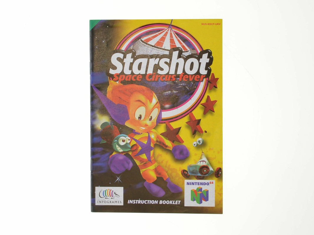 Starshot - Manual Kopen | Nintendo 64 Manuals