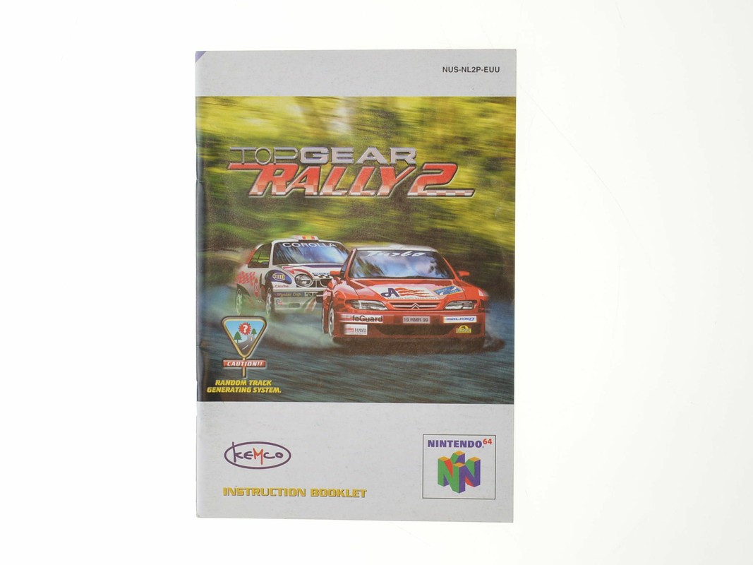 Top Gear Rally 2 - Manual - Nintendo 64 Manuals