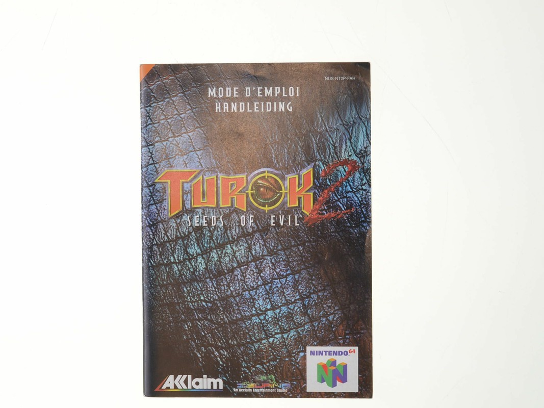 Turok 2 Seeds of Evil - Manual - Nintendo 64 Manuals