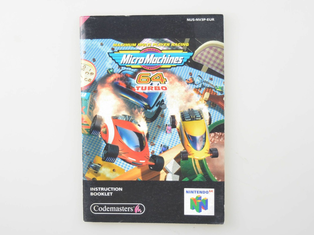 Micro Machines 64 Turbo - Manual - Nintendo 64 Manuals