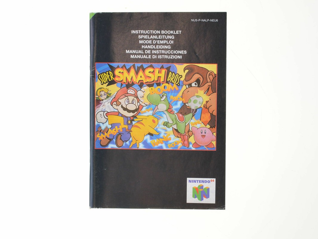 Super Smash Bros - Manual - Nintendo 64 Manuals