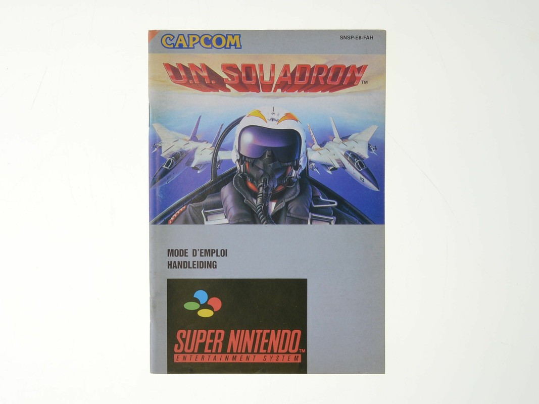 U.N. Squadron - Manual - Super Nintendo Manuals