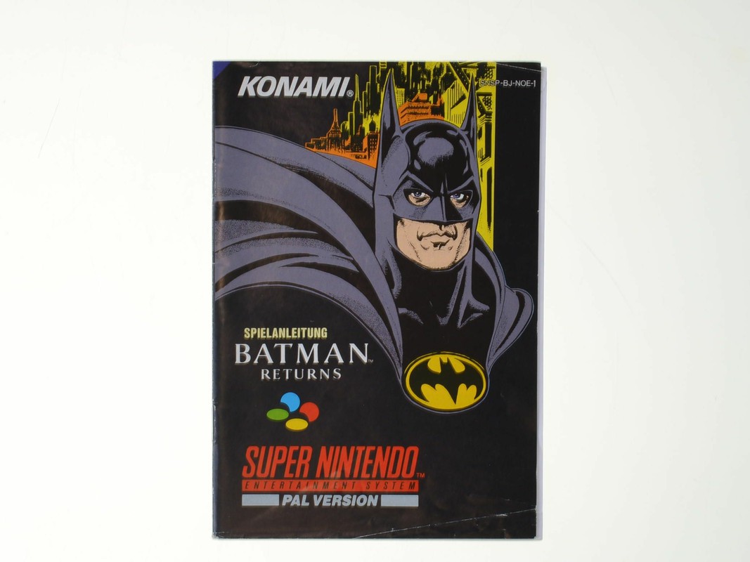 Batman Returns (German) - Manual - Super Nintendo Manuals