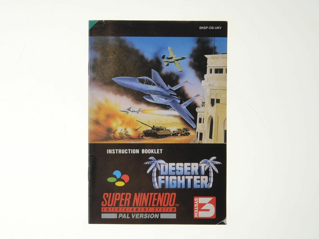 Desert Fighter - Manual - Super Nintendo Manuals