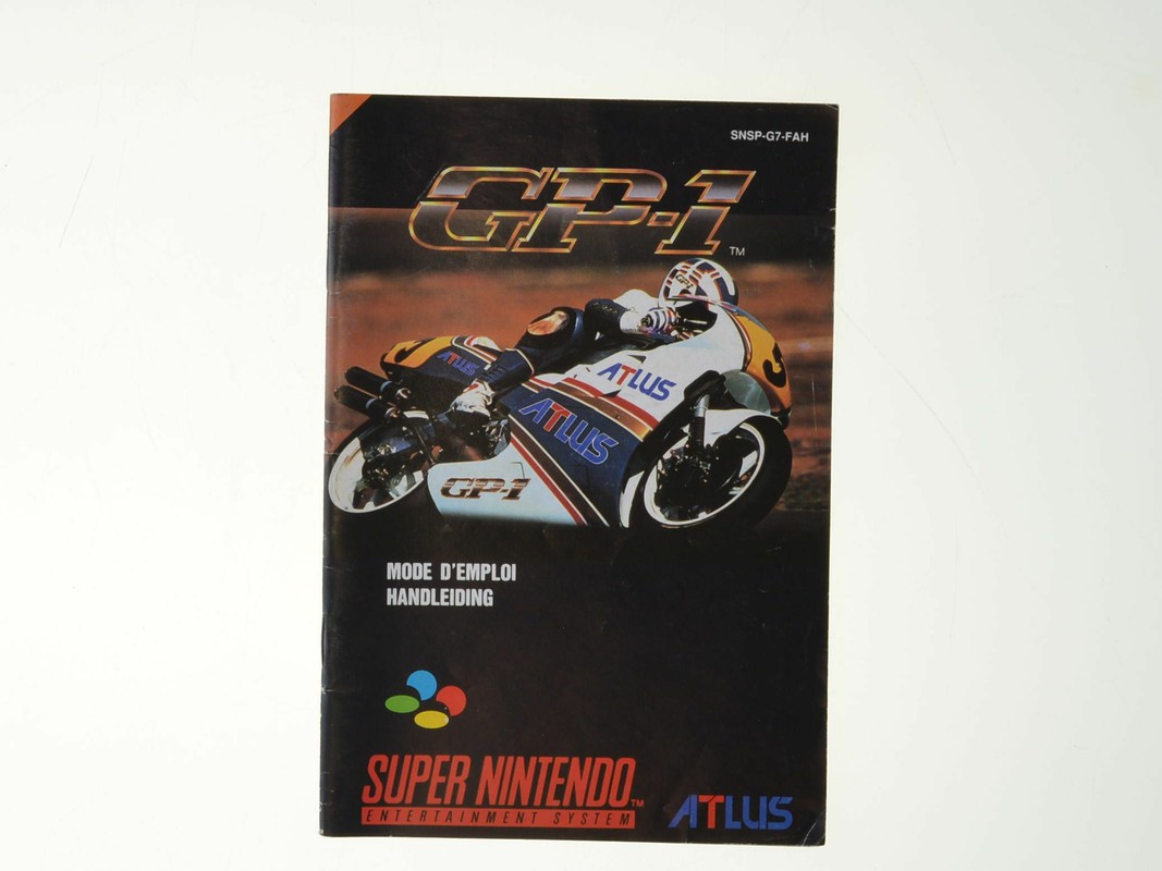 GP-1 - Manual Kopen | Super Nintendo Manuals
