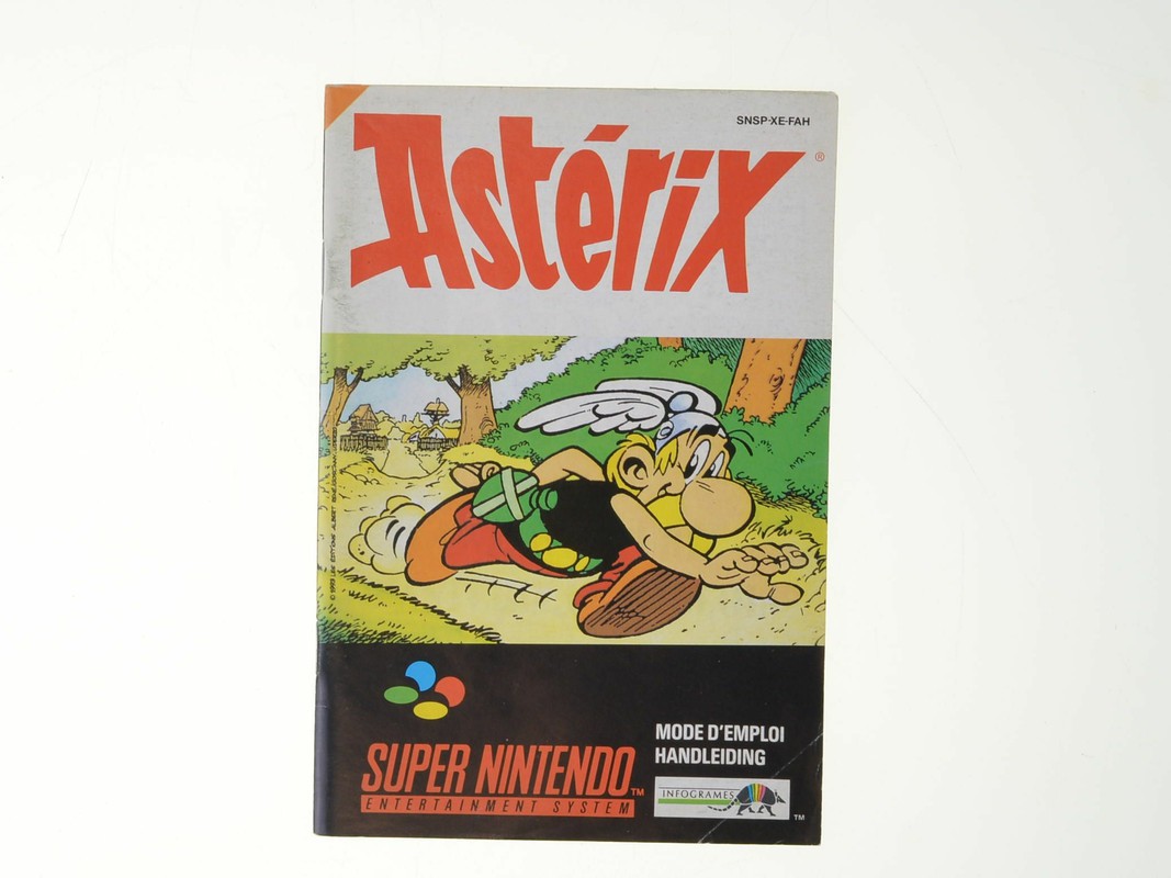 Asterix - Manual Kopen | Super Nintendo Manuals