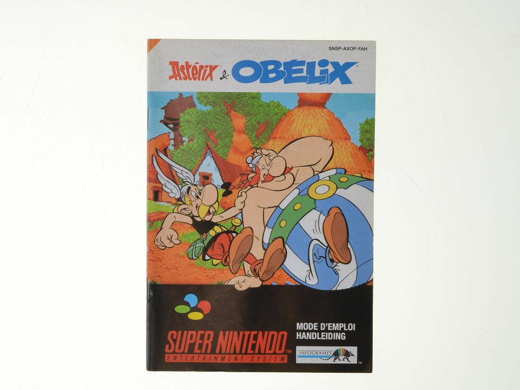 Asterix & Obelix - Manual Kopen | Super Nintendo Manuals