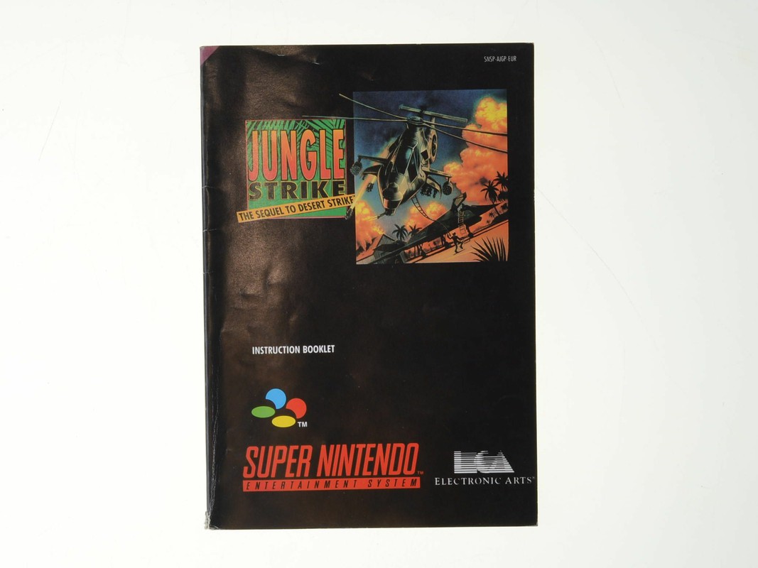 Jungle Strike - Manual Kopen | Super Nintendo Manuals