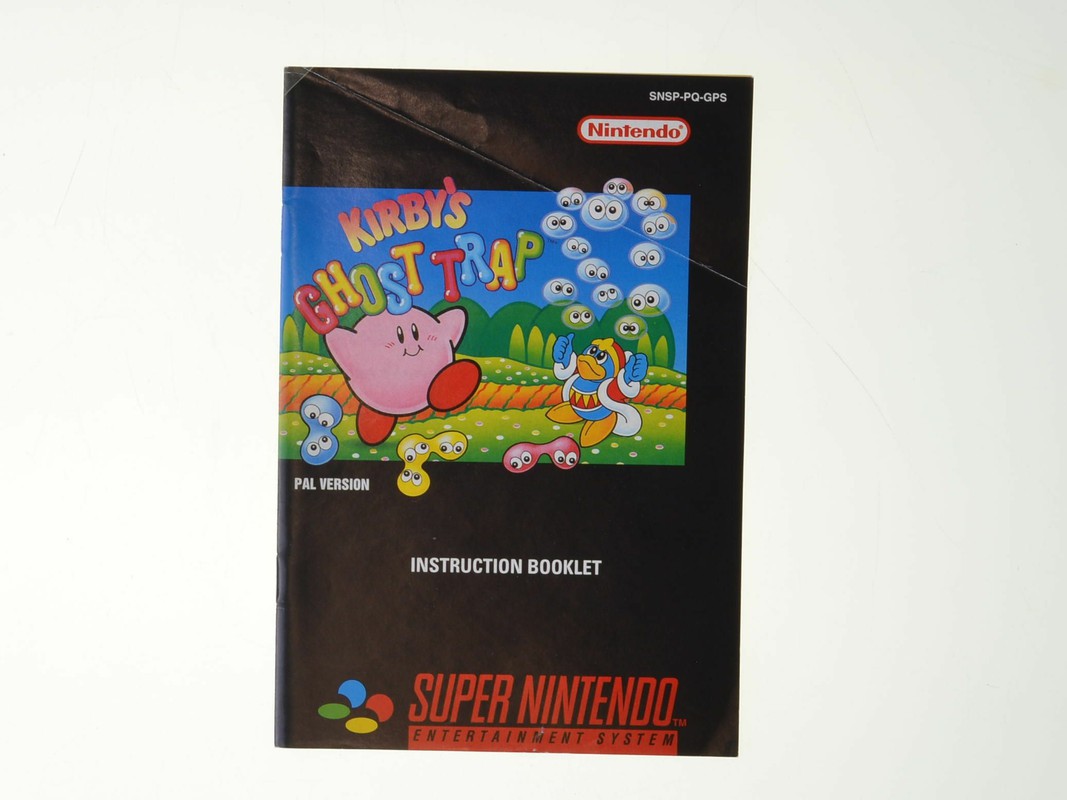 Kirby's Ghost Trap - Manual - Super Nintendo Manuals