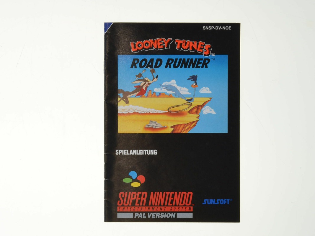 Looney Tunes Roadrunner (German) - Manual - Super Nintendo Manuals