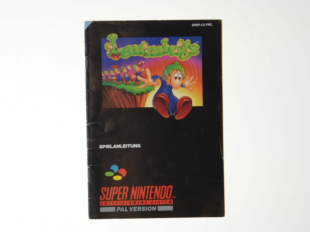 Lemmings (German) - Manual - Super Nintendo Manuals