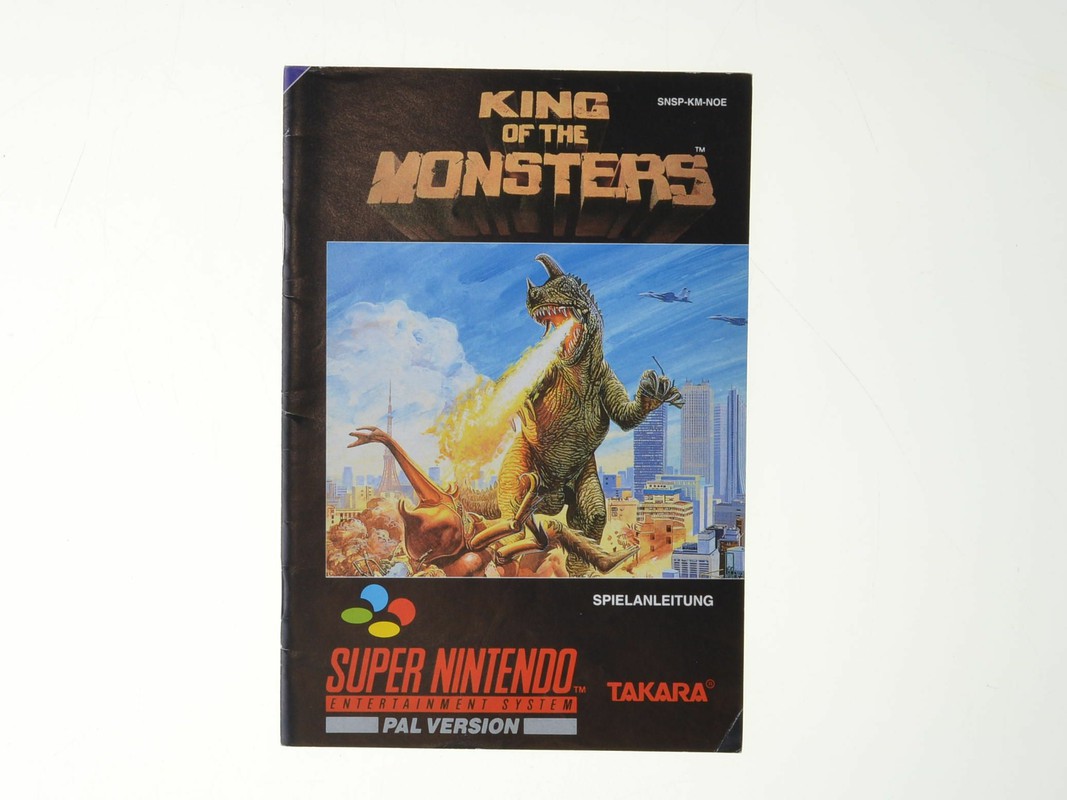 King of the Monsters (German) - Manual - Super Nintendo Manuals