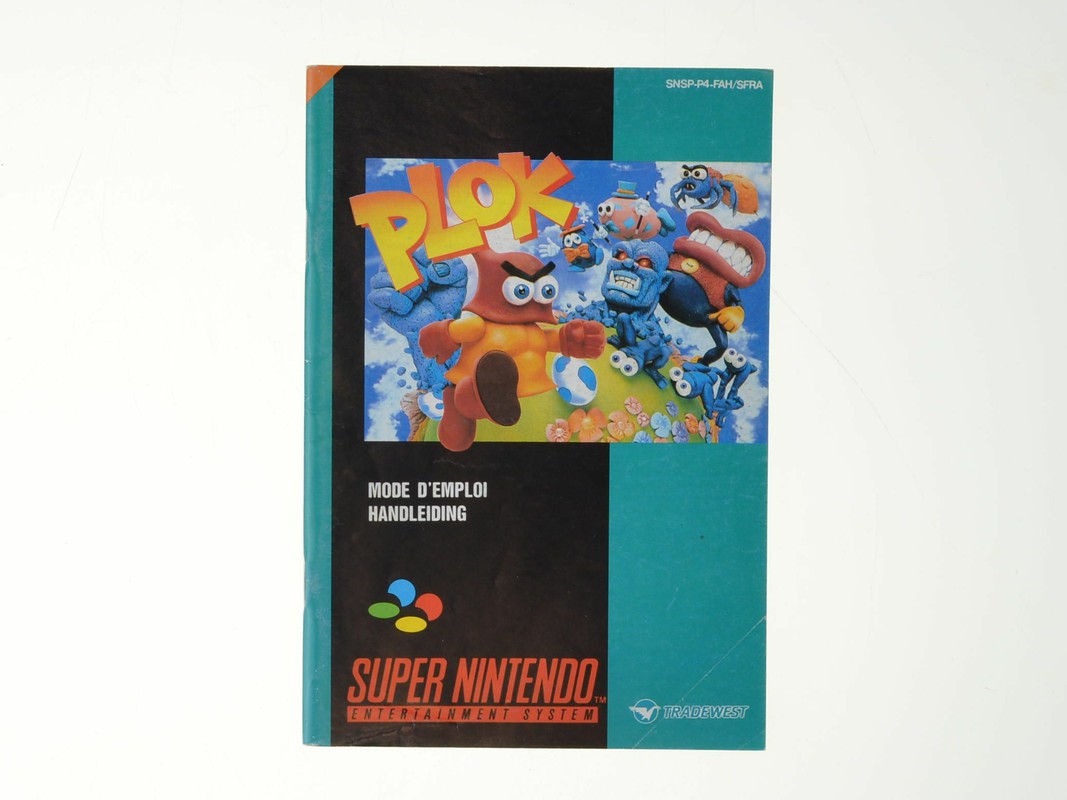 Plok - Manual Kopen | Super Nintendo Manuals