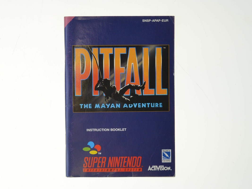 Pitfall Kopen | Super Nintendo Manuals