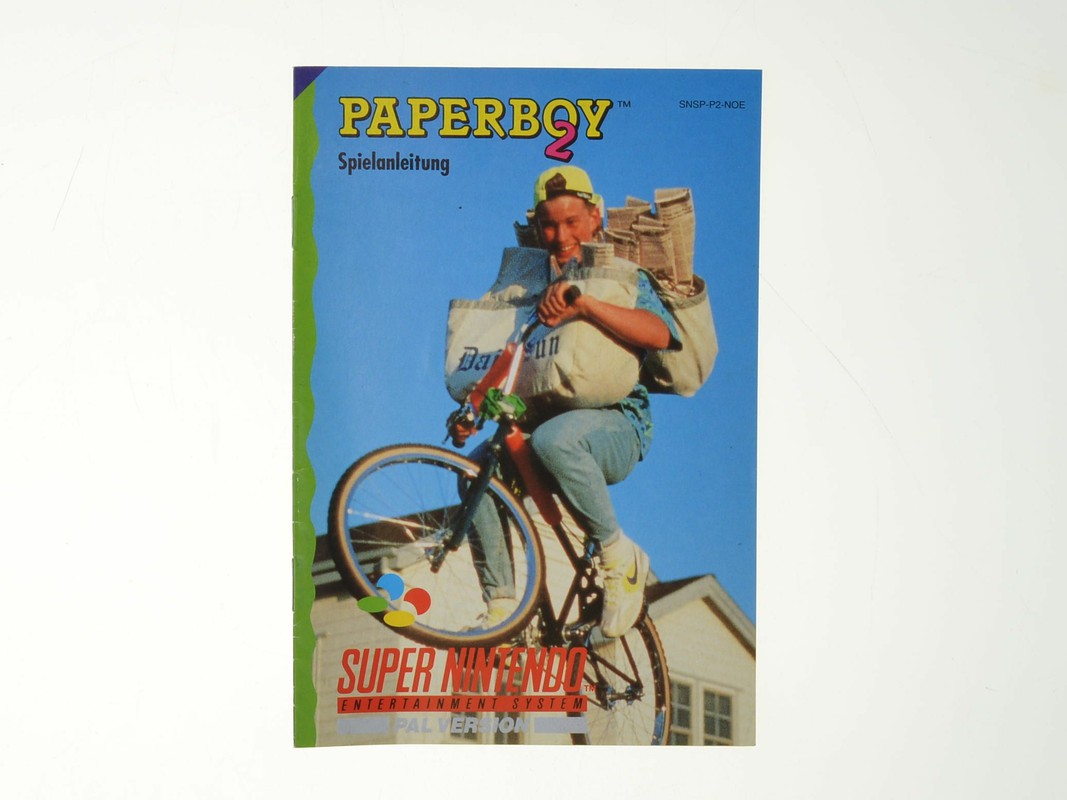 Paperboy 2 (German) - Manual - Super Nintendo Manuals