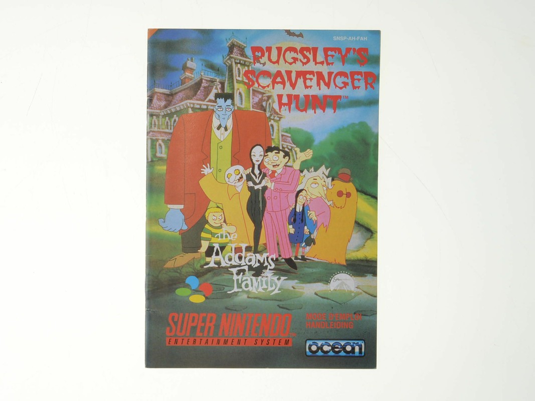 Pugsley's Scavenger Hunt - Manual - Super Nintendo Manuals
