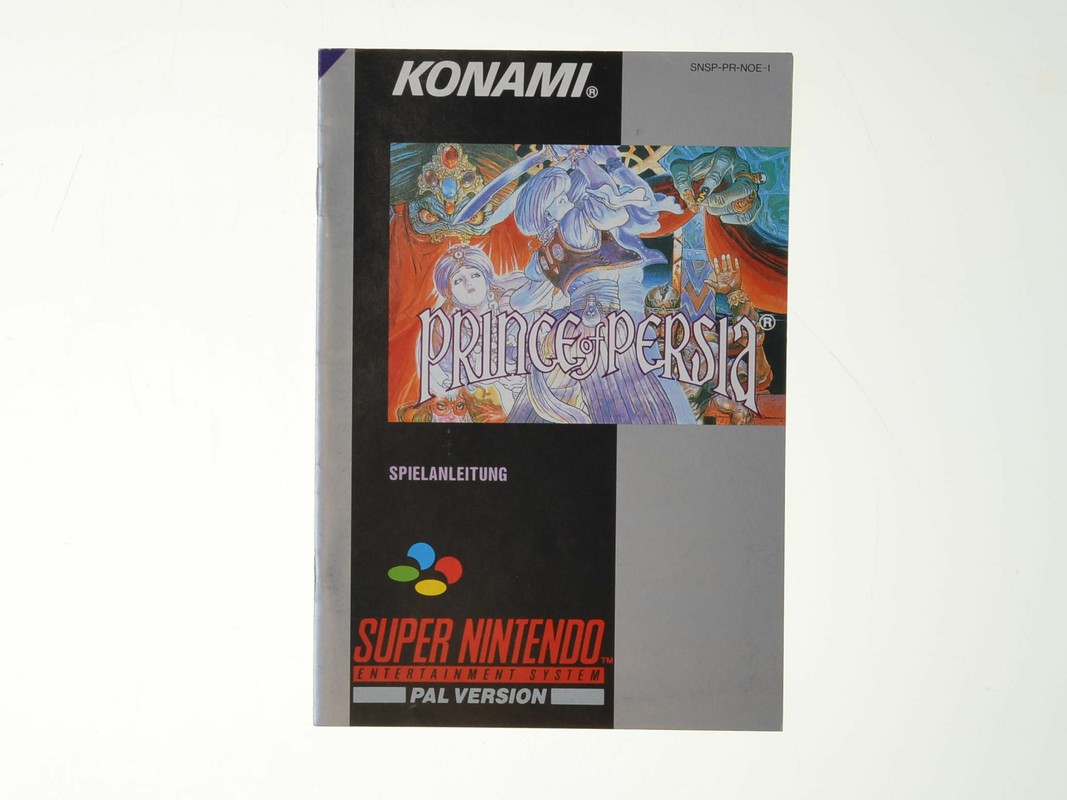 Prince of Persia (German) - Manual - Super Nintendo Manuals