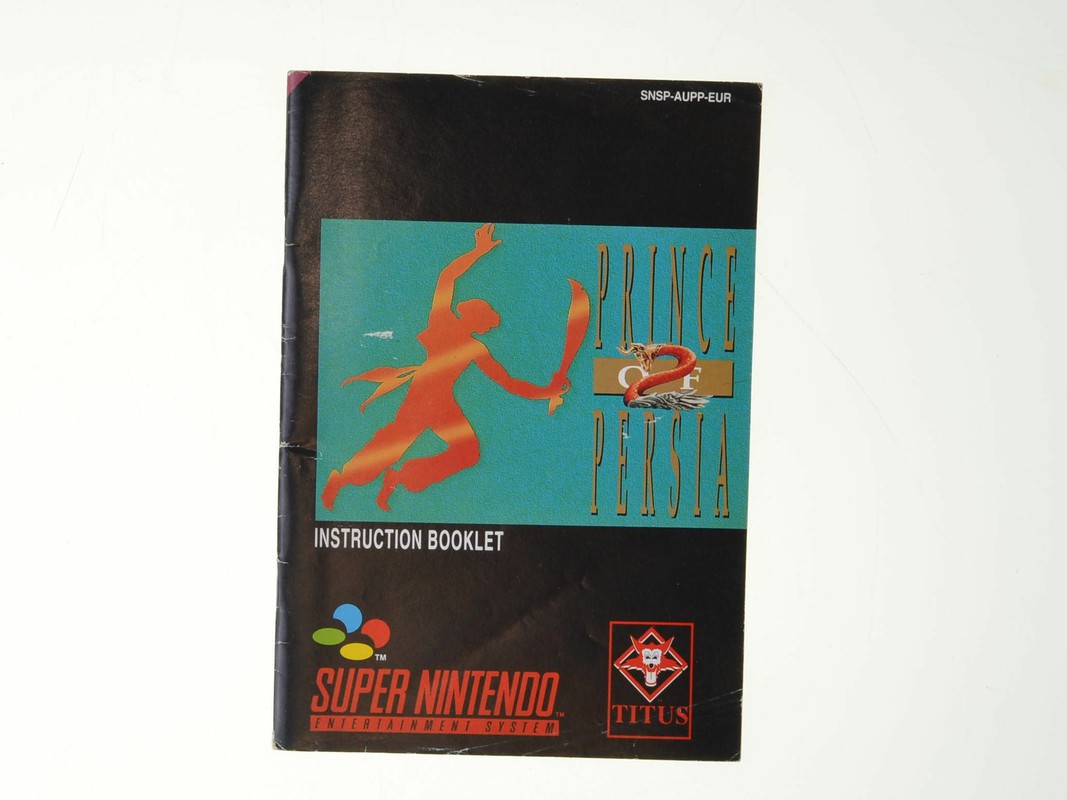 Prince of Persia 2 - Manual - Super Nintendo Manuals