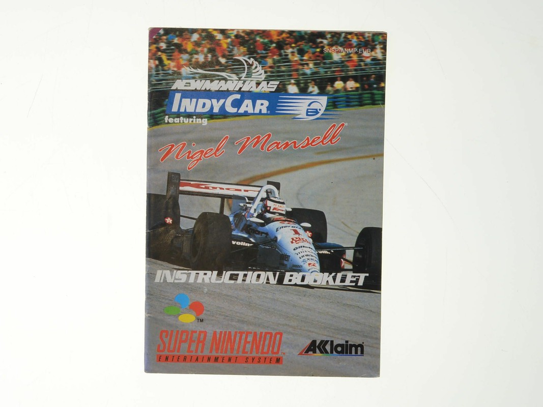 IndyCar featuring Nigel Mansell - Manual - Super Nintendo Manuals