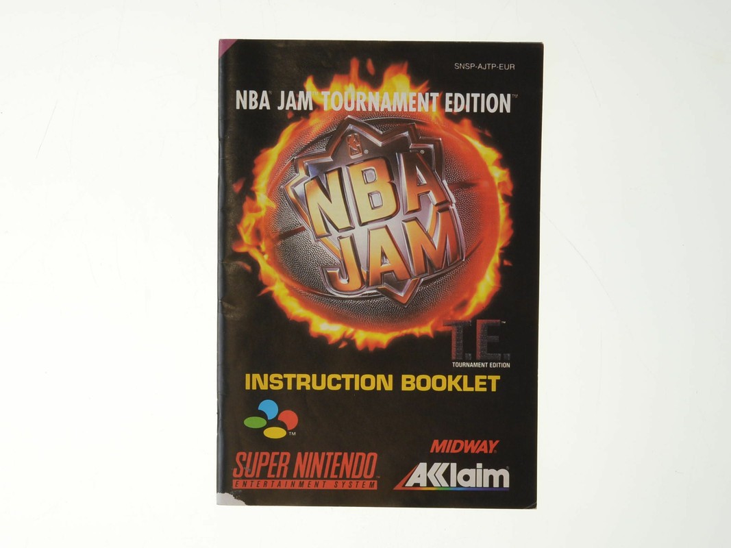 NBA Jam Tournament Edition T.E. - Manual - Super Nintendo Manuals