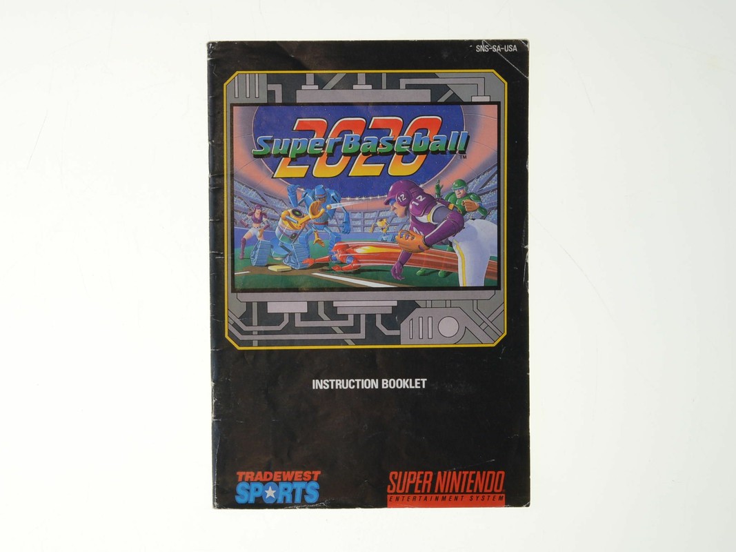 Super Baseball 2020 [NTSC] - Manual - Super Nintendo Manuals
