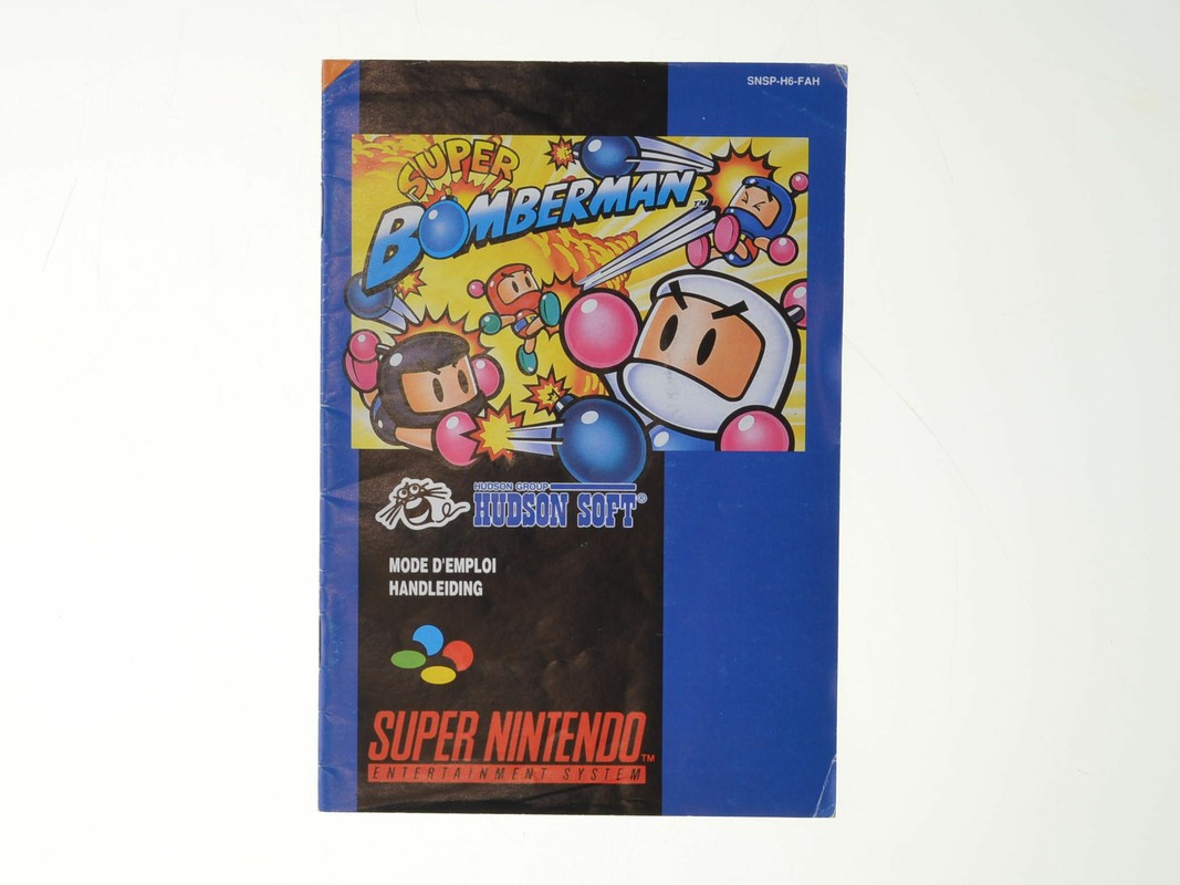 Super Bomberman - Manual Kopen | Super Nintendo Manuals