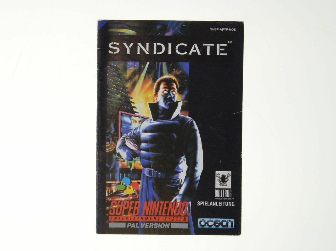 Syndicate (German) - Manual - Super Nintendo Manuals