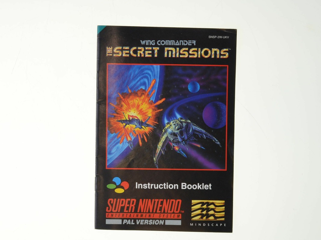 Wing Commander: The Secret Missions - Manual - Super Nintendo Manuals