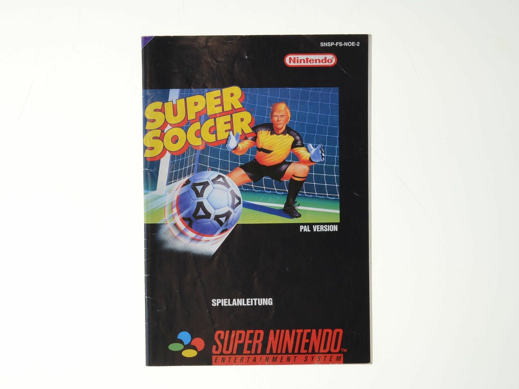 Super Soccer (German) - Manual - Super Nintendo Manuals