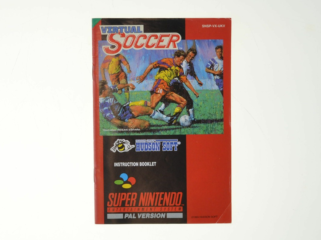 Virtual Soccer - Manual - Super Nintendo Manuals